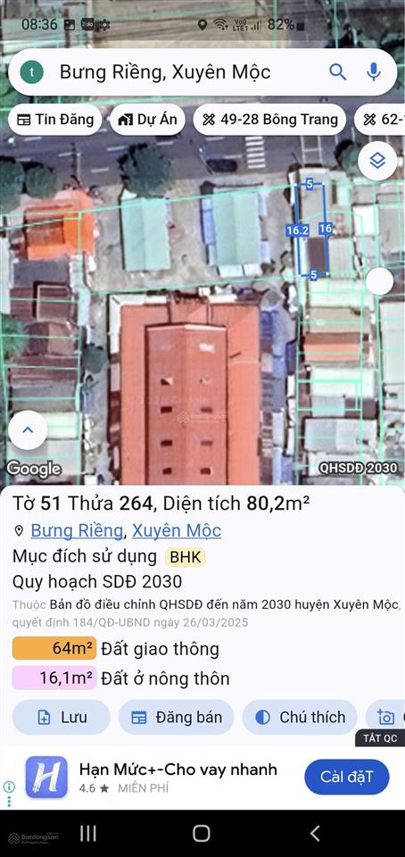 Cho thuê mặt bằng 2 mặt tiền quốc lộ 55 và chợ bưng riềng
