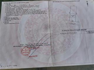 Bán đất xã hồ tràm ngang 15mx45m có 100m2 thổ cư,cách tl328 vào 100m, cách ngã tư hồ tràm 4km