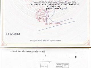 Bán đất xã hoà hội dt 1.115m2 ngang 18mx60m mặt tiền đường nhựa, khu dân cư