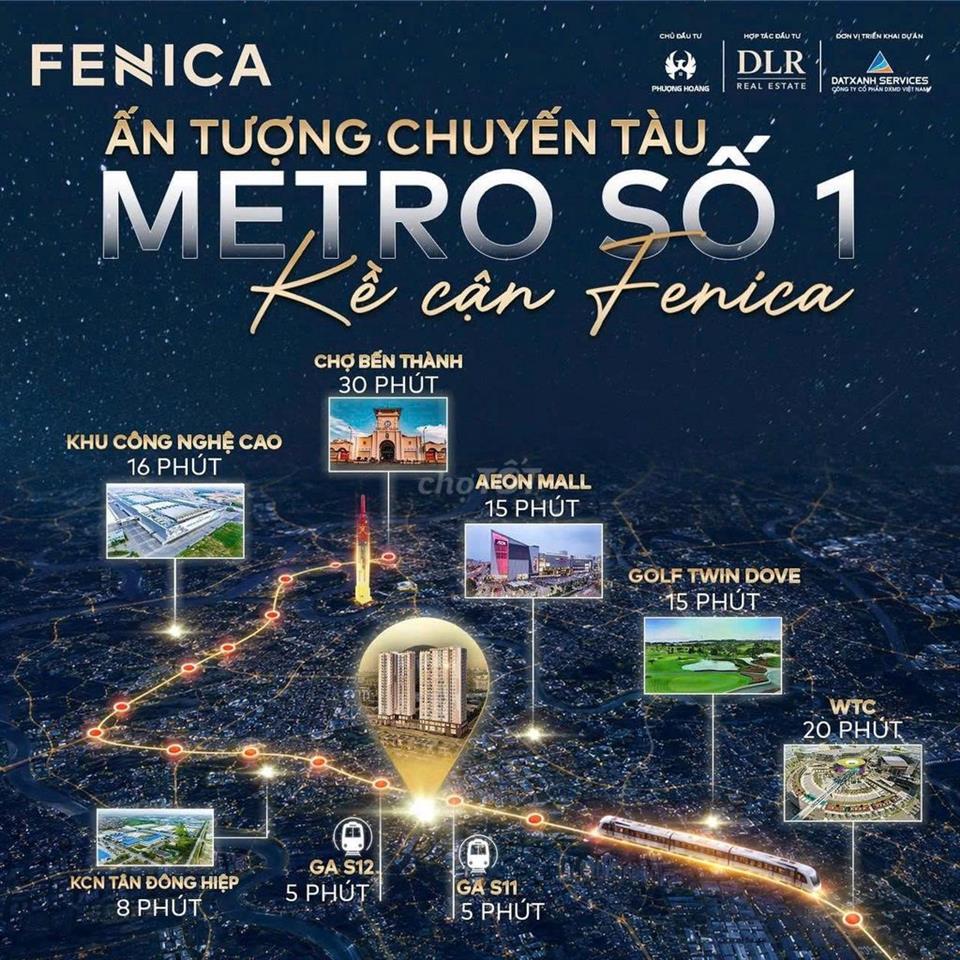 Căn hộ FENICA, chỉ 1.8 tỷ/căn, góp 6tr/tháng, miễn lãi 24 tháng 