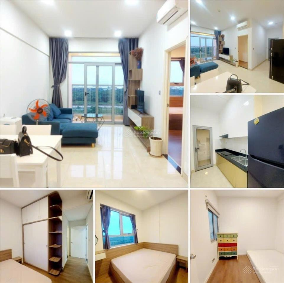 Cho thuê căn hộ luxgarden quận 7 2pn 2wc 62m full nội thất nhà sơn mới giá 9.5 triệu