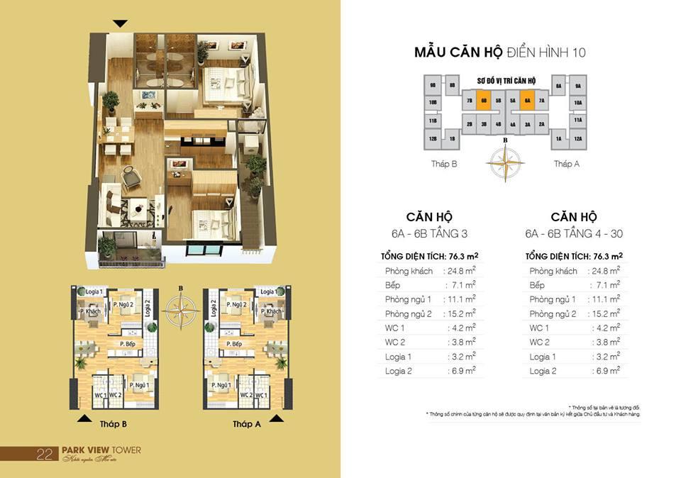 Bán căn 76.5m2 trên sổ, cc đông phát giá 5.8 tỷ bao phí.