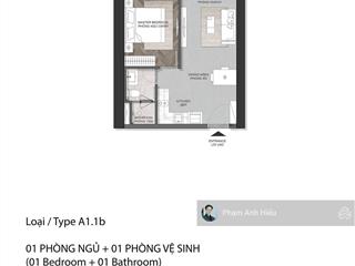 Bán căn hộ 1pn tại eaton park, thông tin minh bạch giá tốt, 55m2 view thành phố