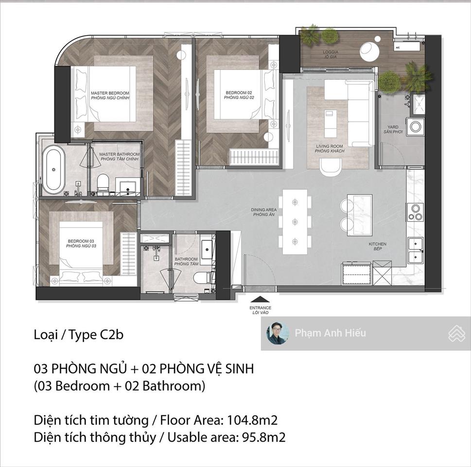Bán căn hộ 3pn góc vòng cung tháp a1 trục 08 lầu trung view thoáng giá cực nét