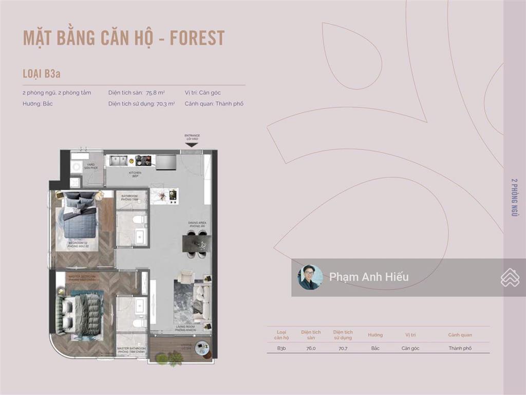 Bán căn hộ 2pn góc của tháp a2 trục 07  view ngay góc nhìn về sân vận động 60.000 chỗ ngồi