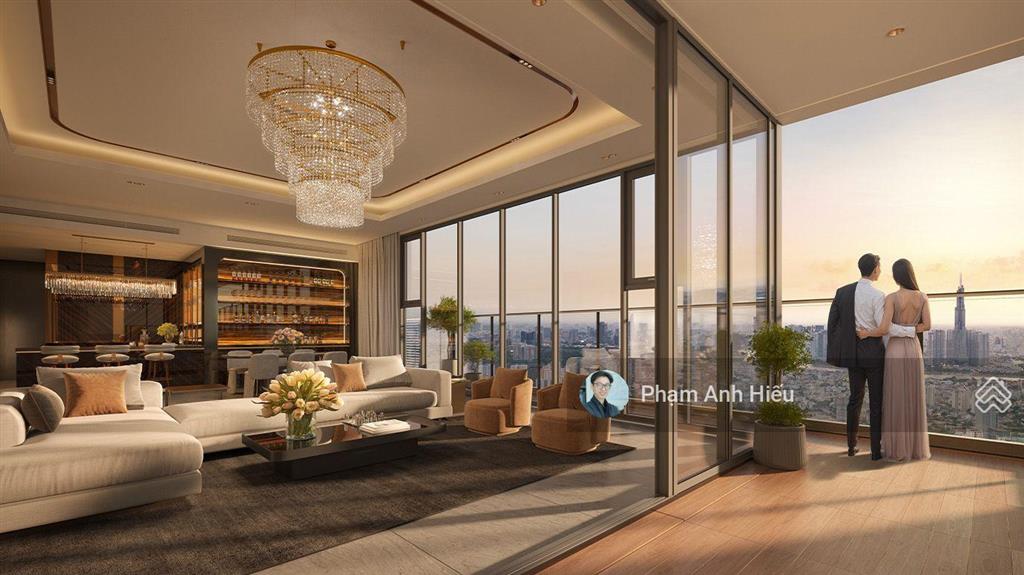 Penthouse eaton park tháp a1 view thủ thiêm  thảo điền  landmark 81 không chắn gì