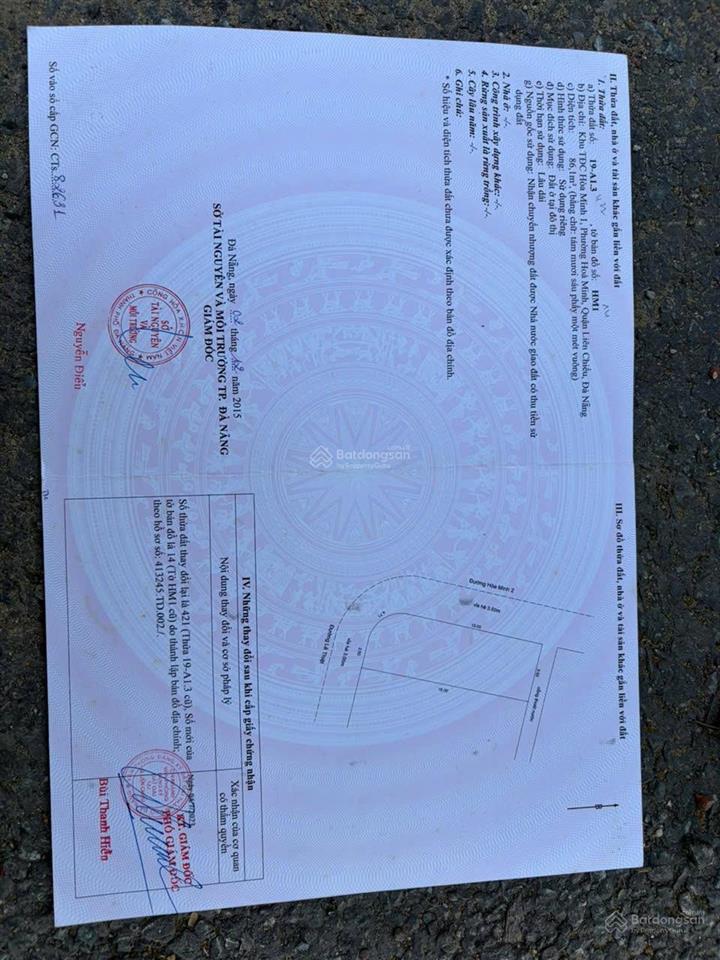 Hàng hiếm tại bán đất sát biển nguyễn tất thành, giá 7,9 tỷ, dt88 m2, hòa minh, liên chiểu, đà nẵng