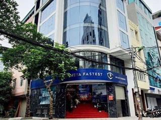 Chị em cần bán tòa văn phòng  trung kính, cầu giấy 130m2 8 tầng mặt tiền 8m 99 tỷ