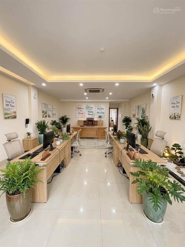 Tôi cho thuê nhà mặt phố liền kề khu nam trung yên, đường trung kính 80m2 6 tầng giá 70 triệu