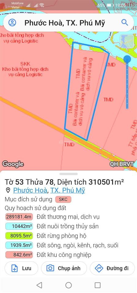 Chuyển nhượng quỹ đất dự án kho cảng cont quy mô lớn ngay cảng cái mép thị vải