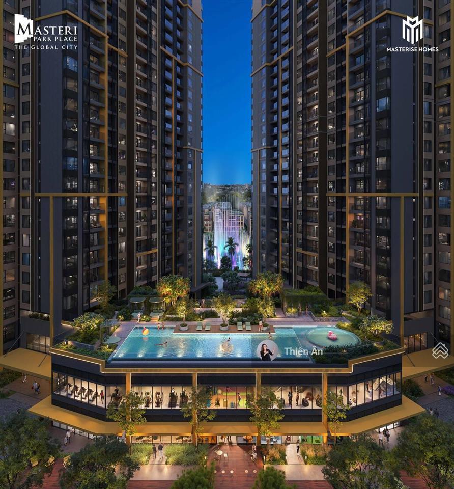 Cắt lỗ 1,2 tỷ căn 2pn dt 80 m2 khu masteri park place view nhạc nước tầng cao siêu đẹp