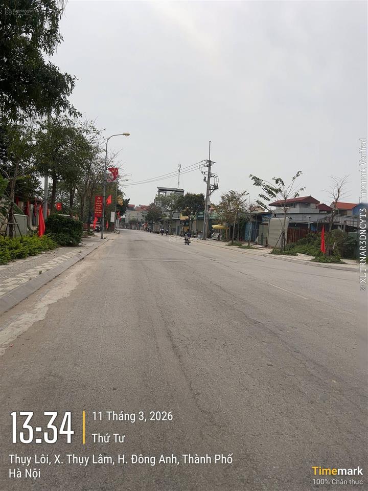 Chủ cần tiền giảm cực tốt  bán 80m2 mặt đường liên xã  đấu giá thụy lâm dãy lk6  đường 20m