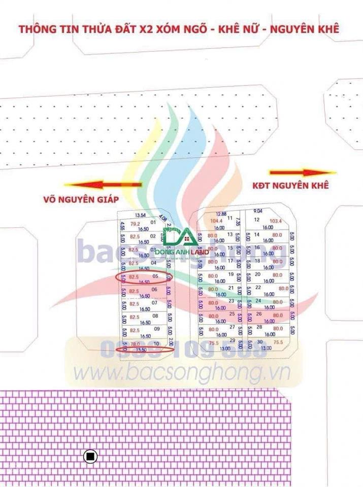 Giá rẻ giật mình  chỉ 8xtr/m2 (x bé)  80m² x2 xóm ngõ  khê nữ  đông anh