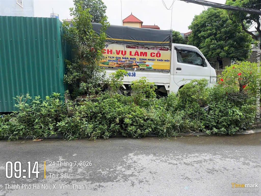 Hàng hiếm! lô đất mặt tiền ô tô 56,8m2 nằm trục chính cổ điển, hải bối, đông anh, kv kinh doanh tốt