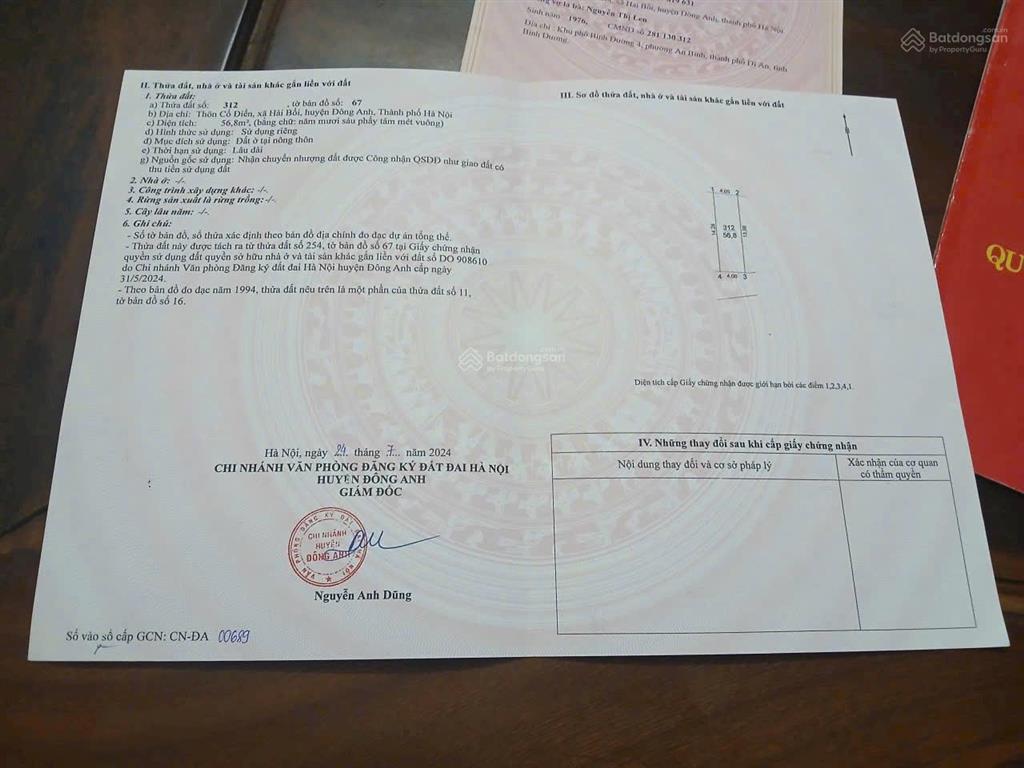 Hàng hiếm! lô đất mặt tiền ô tô 56,8m2 nằm trục chính cổ điển, hải bối, đông anh, kv kinh doanh tốt