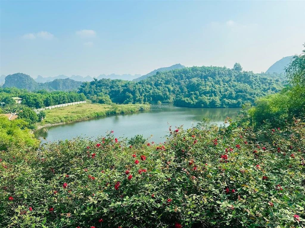 Bán khu đất diện tích 1ha, bám hồ, cách vành đai 5 mới chỉ 600m, cách bigc chỉ 45km