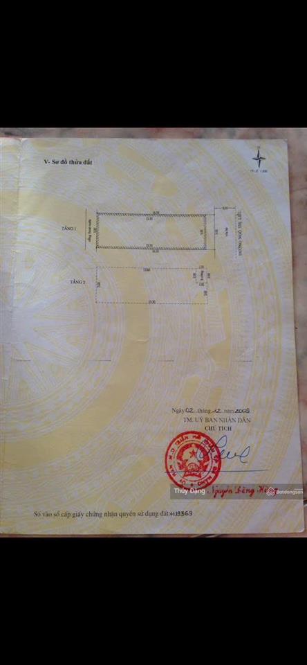Bán nhà 2 tầng ( nhà cũ) đường ngô thị liễu  diện tích 82.5m2 ngang 5m hải châu  đà nẵng