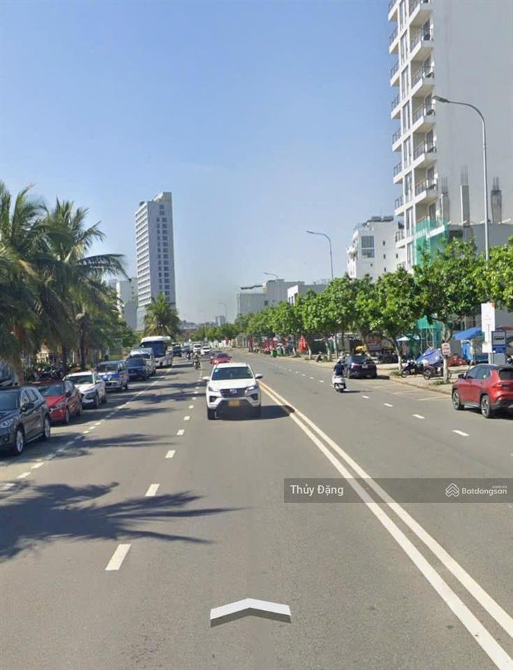 Cho thuê đất mặt tiền hoàng sa đối diện bãi tắm mân thái  dt 315m2 ngang 15m view biển cực đẹp