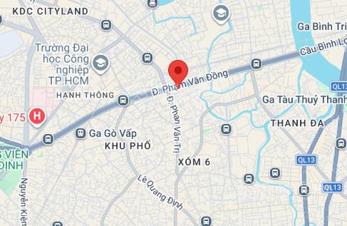Bán nhà ngay phạm văn đồng, quận bình thạnh. dt 6,2x20m cn 103m2 giá bán 10 tỷ