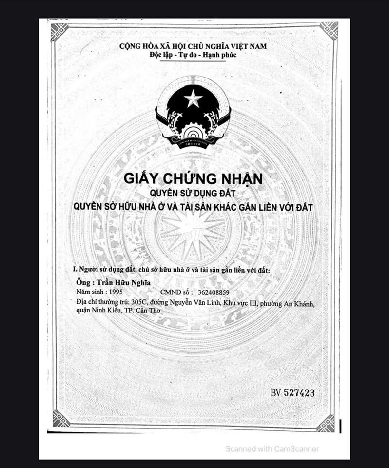 bán đất chính chủ có sẵn 6 căn trọ ngay trung tâm cần thơ