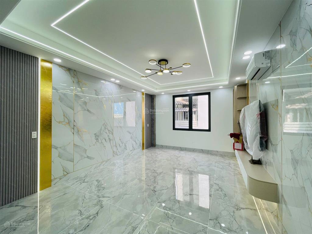 Nhà mới hẻm nhựa 6m  có thang máy  full nội thất  thông số chuẩn 4x18m  5 tầng btct