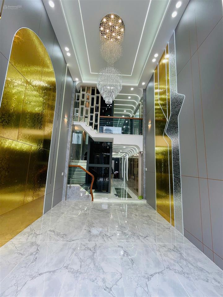 Nhà mới hẻm nhựa 6m  có thang máy  full nội thất  thông số chuẩn 4x18m  5 tầng btct