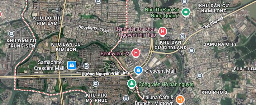 Cho thuê tòa nhà mặt tiền nguyễn thị thập him lam, trục kinh doanh tài chính của quận 7 cũ