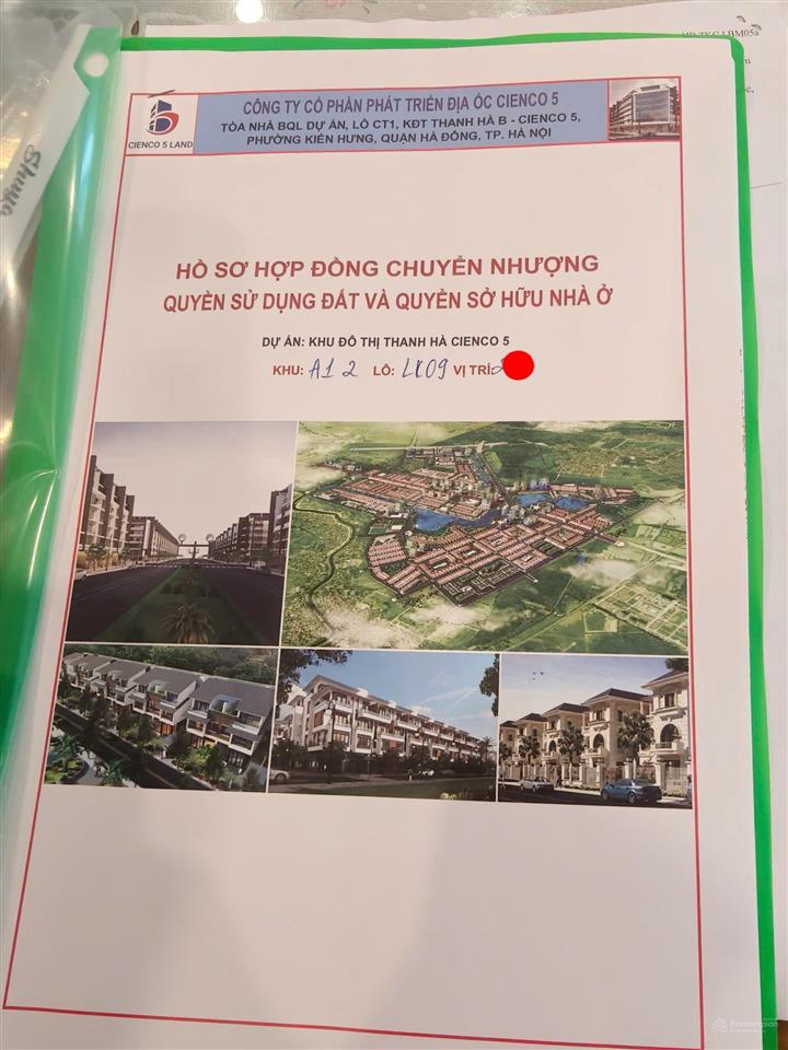 Bán đất nền dự án thanh hà mường thanh, a1.2 lk 9. giá thỏa thuận, 95m2, nhiều tiện ích