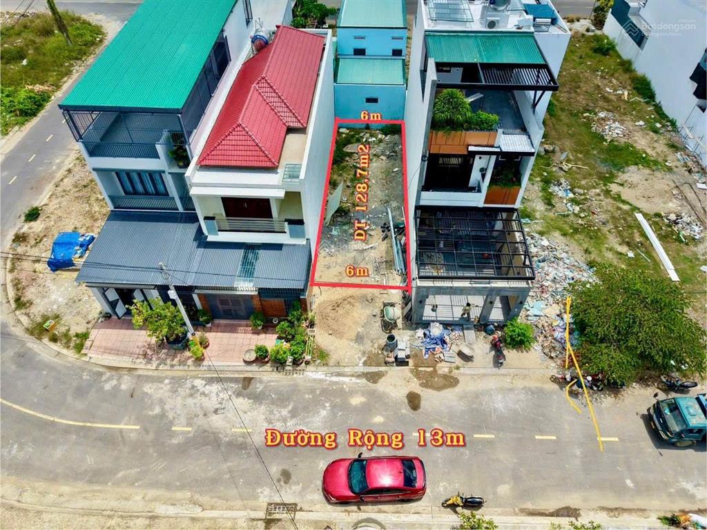 [ 28,5tr/m² ] cạnh 23/10  lô sạch đẹp đường nhựa 13m hướng nam