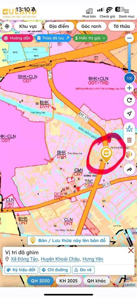 Bán đất siêu hời tại đông tảo, khoái châu mặt đường trục chính kinh doanh đường to 20m 0941 195 ***