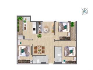 Bán căn hộ thương mại tặng nội thất tâm huyết, view đẹp tại quang vinh tower  39 lương khánh thiện