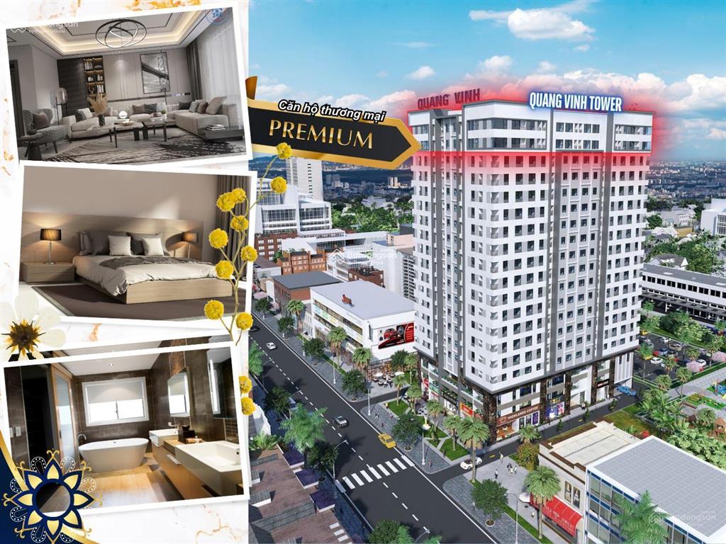 Bán căn hộ thương mại tặng full nội thất, view trung tâm tại quang vinh tower 39 lương khánh thiện