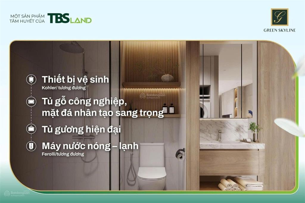 Mở bán đợt đầu căn 40m2 green sky line