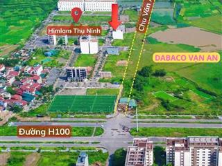 Bán lô đất 81m2 him lam thụ ninh sẵn sổ sang tên, bắc ninh