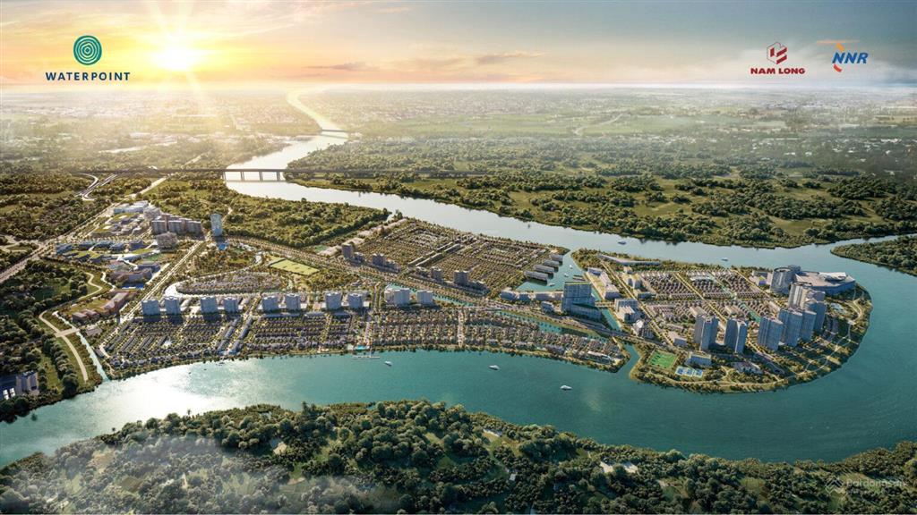 Bán nhà phố ven sông vàm cỏ đông waterpoint giá suất nội bộ hiếm có
