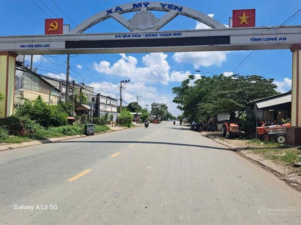Nhà xưởng 1800m2 full thổ cư mặt tiền đường mỹ yên  tân bửu gần bình chánh