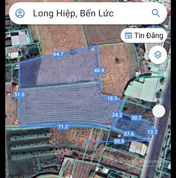 Hàng xây kho xưởng 4533m2 đất lúa đã phủ tmdv. mặt tiền đường 833b long hiệp. xe container đi vi vu