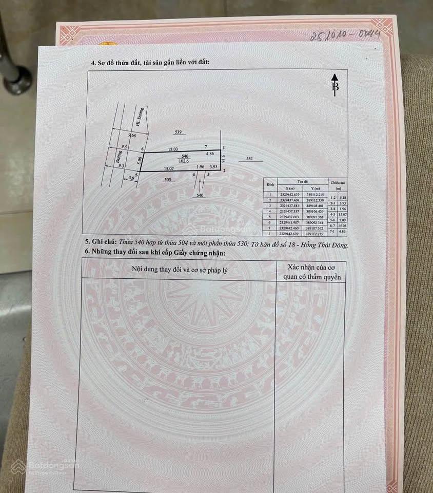 Bán đất trục chính khu yên dưỡng phường hoàng quế, tp quảng ninh