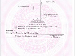 Bán đất tặng nhà mặt đường nguyễn tường loan