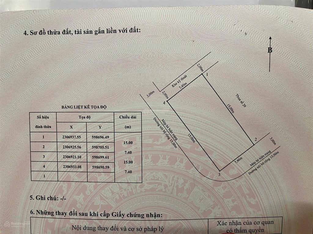 Lô góc vip lê hồng phong cạnh trung tâm hành chính tương lai