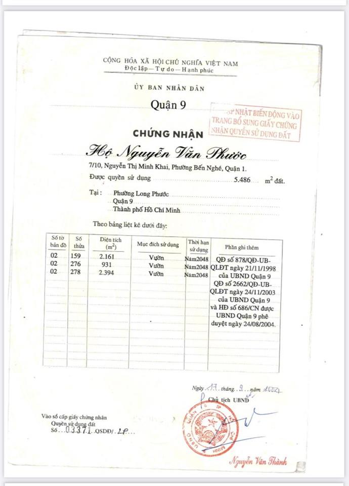 Bán đất đối diện vinhome q9, ngay cầu long đại đường long phước vào 60m, 9,5tr/m2, 8000m2, 200m2 tc