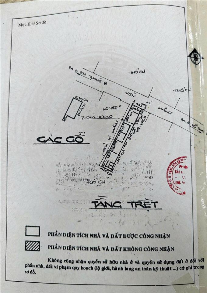 Bán nhà hẻm 268 đường nguyễn thái bình p12 khu k300, tân bình, dt 4,3 x 30m nhà 1 lầu, giá 15,5 tỷ