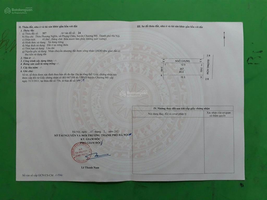 Cần bán  nhanh lô đất (45m²) đường oto gần trung tâm ql6 giá rẻ