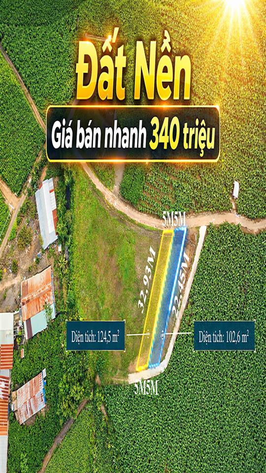 Bán đất tại đường 765, xã xuân đông, huyện cẩm mỹ, đồng nai, 340 triệu, 102.6 m2