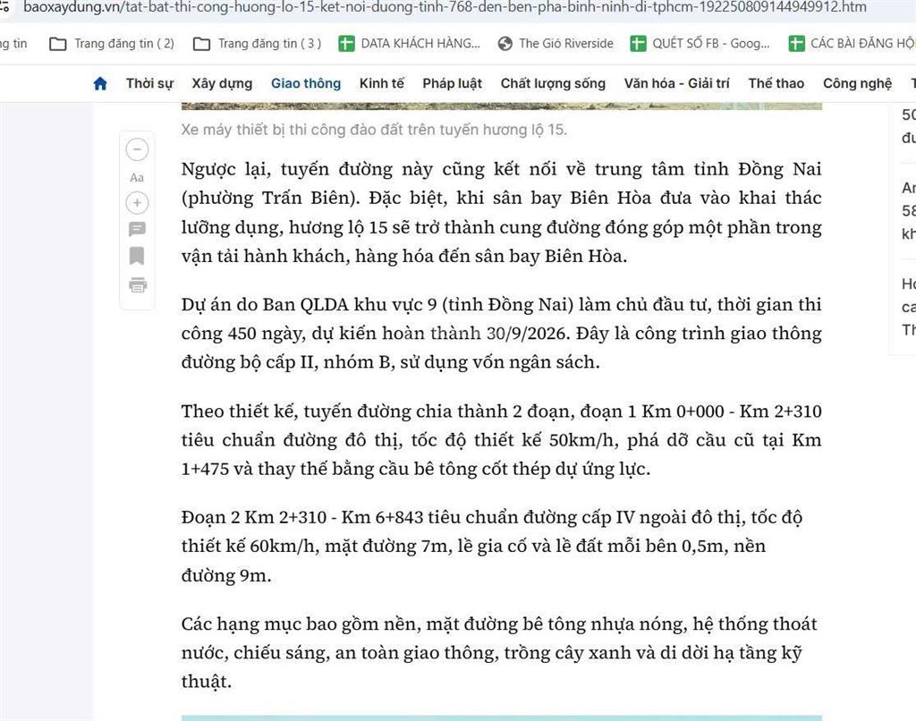 Siêu phẩm đầu tư lô mặt tiền hl15, tân triều chỉ 1 tỷ 950 shr thổ cư bao check qh