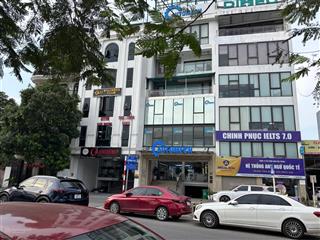 Bán tòa nhà văn phòng 6 tầng, 1 tầng hầm, 2 mặt đường to mặt phố phúc lợi rất giá trị.