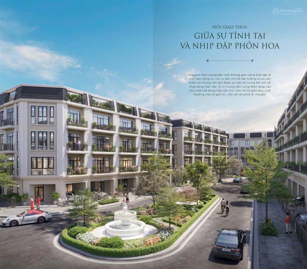 Chính thức mở bán dự án liền kề shophouse elergant park villas thạch bàn giai đoạn ii