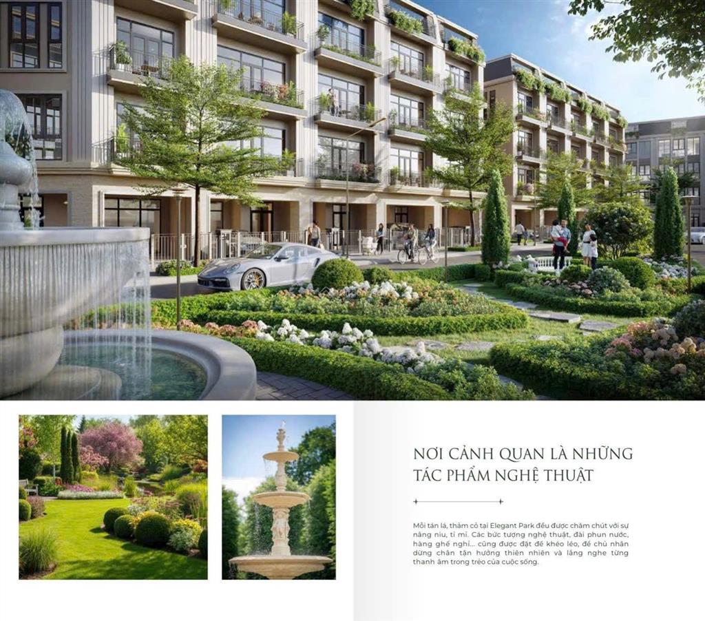 Chính thức mở bán dự án liền kề shophouse elergant park villas thạch bàn giai đoạn ii