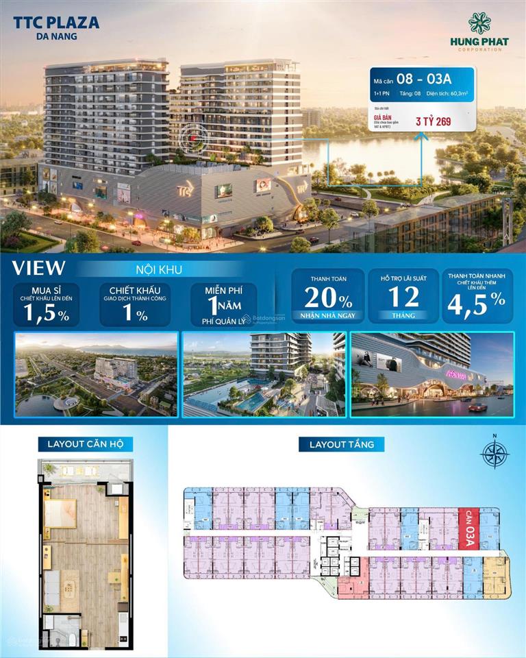 Sở hữu căn hộ trung tâm đà nẵng ngay aeon mall, tiềm năng tăng giá và cho thuê vượt trội