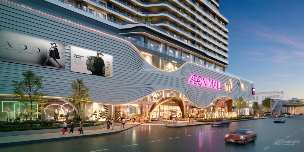Ttc plaza đà nẵng, 4 mặt tiền trung tâm, khối đế aeon mall, thu nhập cho thuê 1525tr/th